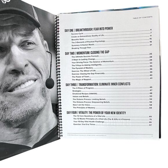 Tony Robbin’s Unleash The Power Within Workshop Manuel Workbook - Picture 4 of 4